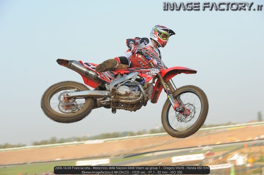 2009-10-04 Franciacorta - Motocross delle Nazioni 0446 Warm up group 1 - Gregory Wicht - Honda 450 SWI